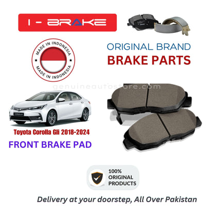 Toyota Corolla Gli 2018-2024 Front Brake Pads iBrake Indonesia Genuine