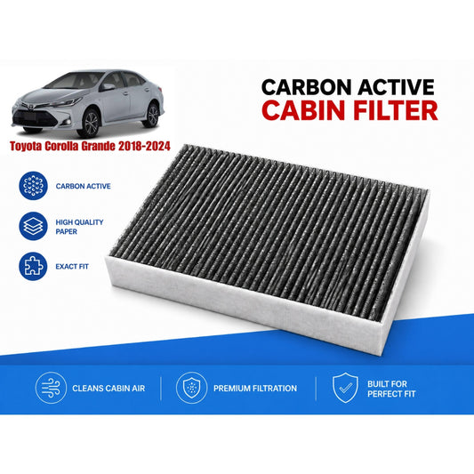 Toyota Corolla Grande 2018-2024 Cabin Filter Carbon Active  in Pakistan