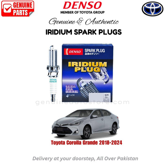 Toyota Corolla Grande 2018-2024 Denso Iridium Spark Plug in Pakistan, 100% Genuine, Reliable, Best Price, Cash on Delivery Available   