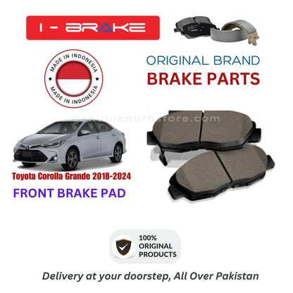 Toyota Corolla Grande 2018-2024 Front Brake Pads iBrake Indonesia Genuine