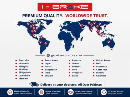 Toyota Corolla Grande 2018-2024 Front Brake Pads iBrake Indonesia Genuine in Pakistan