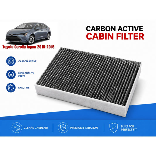 Toyota Corolla Japan 2018-2015 Cabin Filter Carbon Active  in Pakistan
