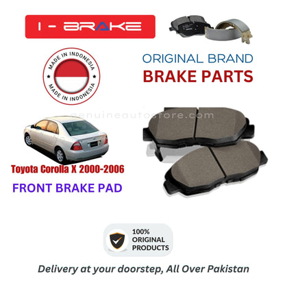 Toyota Corolla X 2000-2006 Front Brake Pads iBrake Indonesia Genuine