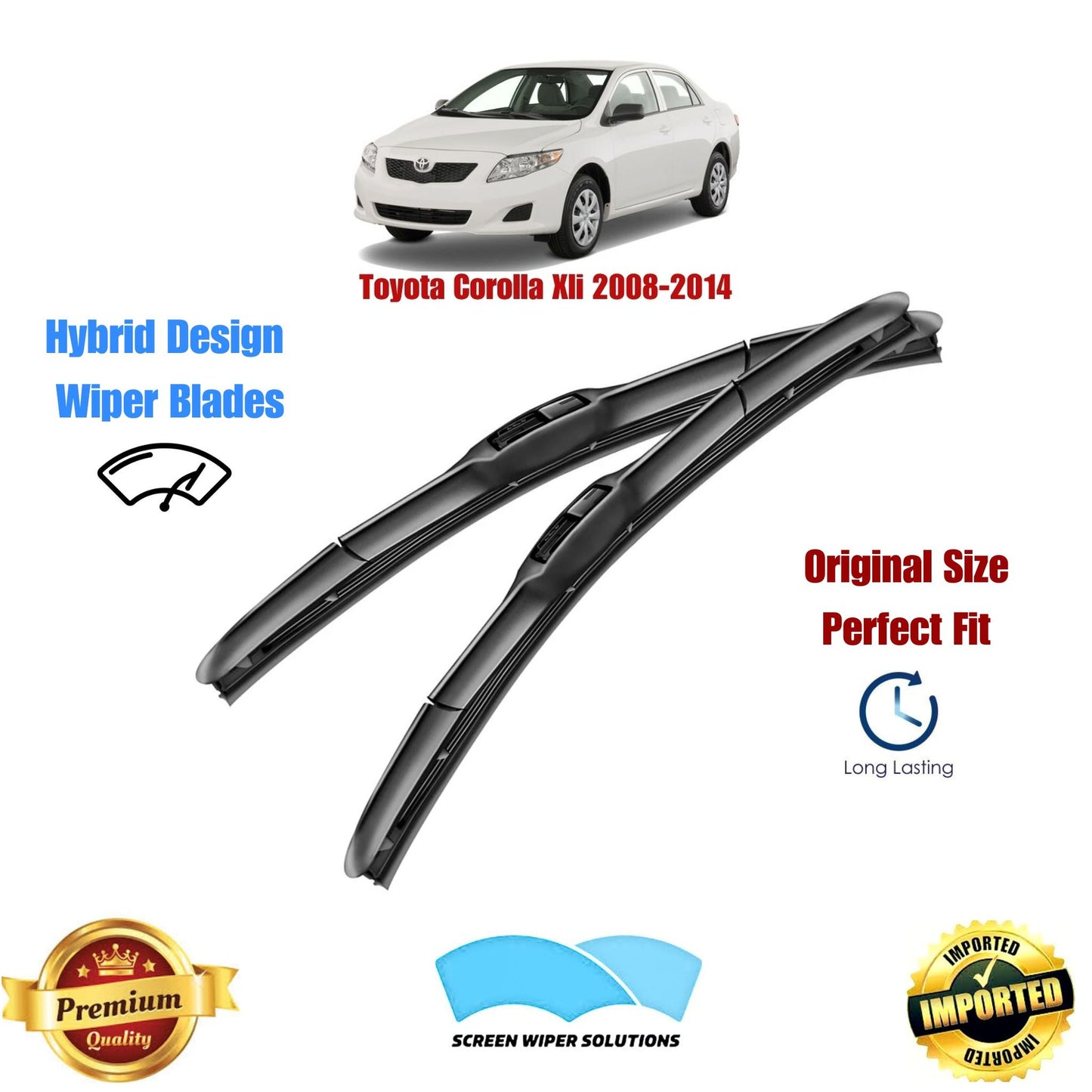 Toyota Corolla Xli 2008-2014_Aero_Soft_Wiper_Blade_Set_in_Pakistan