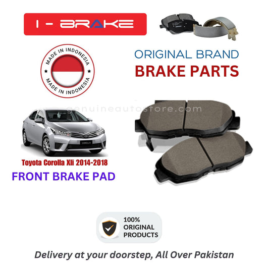 Toyota Corolla Xli 2014-2018 Front Brake Pads iBrake Indonesia Genuine