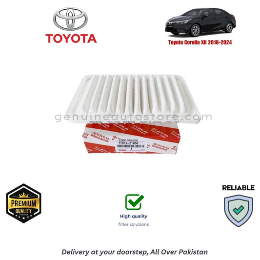 Toyota Corolla Xli 2018-2024   Air Filter Premium Quality in Pakistan, 100% Genuine, Reliable, Best Price, Cash on Delivery 