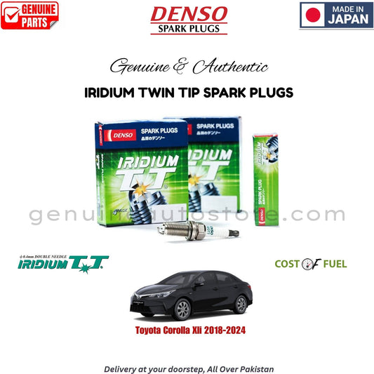 Toyota Corolla Xli 2018-2024 DENSO IRIDIUM TWIN TIP SPARK PLUG in Pakistan, 100% Genuine, Reliable, Best Price, Cash on Delivery Available    