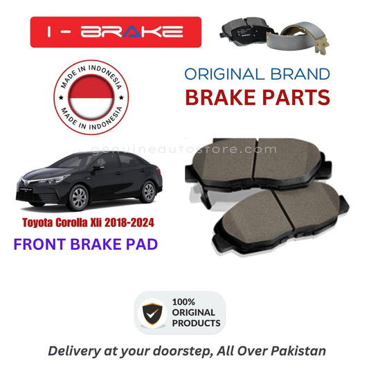 Toyota Corolla Xli 2018-2024 Front Brake Pads iBrake Indonesia Genuine