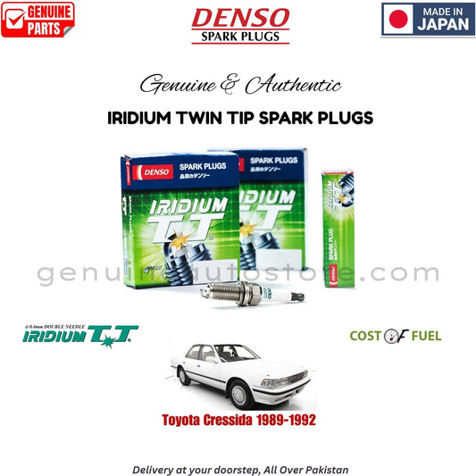 Toyota Cressida 1989-1992 DENSO IRIDIUM TWIN TIP SPARK PLUG in Pakistan, 100% Genuine, Reliable, Best Price, Cash on Delivery Available    