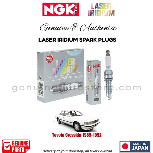 Toyota Cressida 1989-1992 NGK LASER IRIDIUM SPARK PLUGS in Pakistan. 100% Genuine, Reliable, Best Price, Cash on Delivery Available
