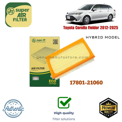 Toyota Crolla Fielder 2012-2025 Air Filter Super JT 17801-21060 in Pakistan