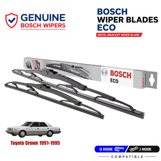 Bosch Genuine metal front wiper set for Toyota Crown 1991-1995, pair of two