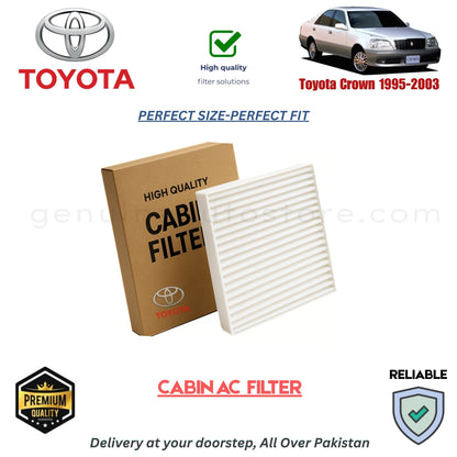 Toyota Crown 1995-2003 CABIN AC FILTER in Pakistan. 100% Genuine, Reliable, Best Price, Cash on Delivery Available 