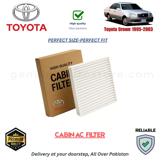 Toyota Crown 1995-2003 CABIN AC FILTER in Pakistan. 100% Genuine, Reliable, Best Price, Cash on Delivery Available 