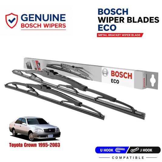 Bosch Genuine metal front wiper set for Toyota Crown 1995-2003, pair of two