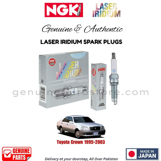 Toyota Crown 1995-2003 NGK LASER IRIDIUM SPARK PLUGS in Pakistan. 100% Genuine, Reliable, Best Price, Cash on Delivery Available