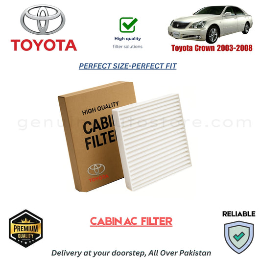 Toyota Crown 2003-2008 CABIN AC FILTER in Pakistan. 100% Genuine, Reliable, Best Price, Cash on Delivery Available 