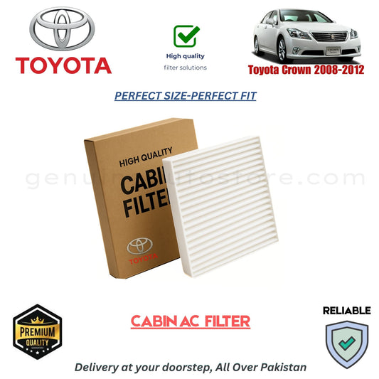 Toyota Crown 2008-2012 CABIN AC FILTER in Pakistan. 100% Genuine, Reliable, Best Price, Cash on Delivery Available 