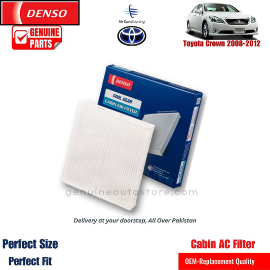 Toyota Crown 2008-2012  Denso Genuine Cabin Ac Filter in Pakistan. 100% Genuine, Reliable, Best Price, Cash on Delivery Available   