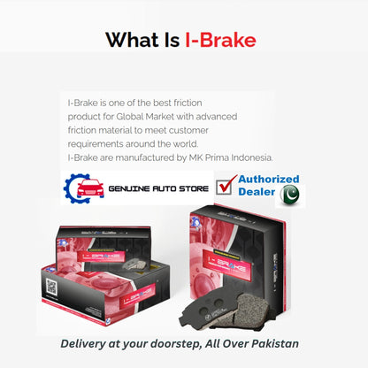 Toyota Crown 2008-2012 Front Brake Pads iBrake Indonesia Genuine