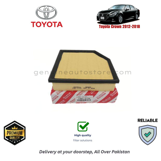 Toyota Crown 2012-2018  Air Filter Premium Quality in Pakistan, 100% Genuine, Reliable, Best Price, Cash on Delivery 