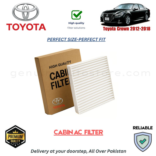 Toyota Crown 2012-2018 CABIN AC FILTER in Pakistan. 100% Genuine, Reliable, Best Price, Cash on Delivery Available 