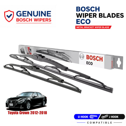 Bosch Genuine metal front wiper set for Toyota Crown 2012-2018, pair of two