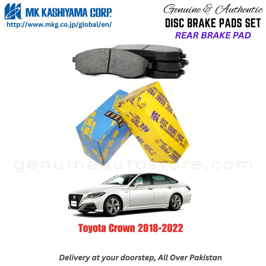 Toyota Crown 2018-2022 Rear Brake Pads MK Japan in Pakistan. 100% Genuine, Reliable, Best Price, Cash on Delivery Available