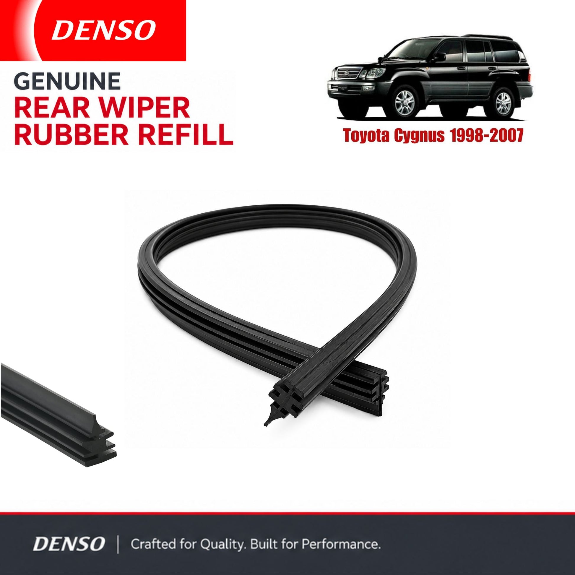 Denso Genuine rear wiper rubber for Toyota Cygnus 1998-2007