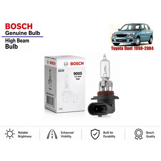 Toyota Duet 1998-2004 High Beam Headlight Bulb Bosch in Pakistan