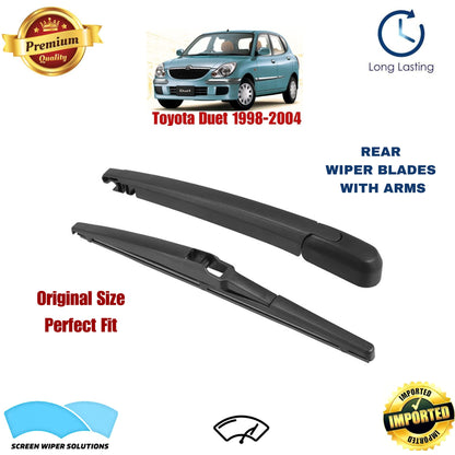 Toyota Duet 1998-2004 Rear Wiper Blade with Arm in Pakistan