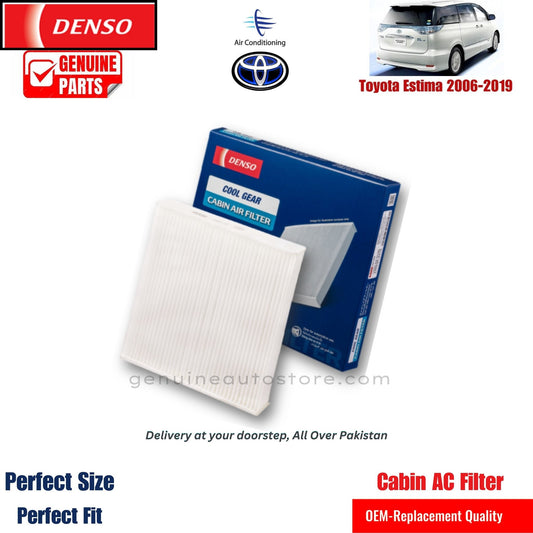Toyota Estima 2006-2019 Denso Genuine Cabin Ac Filter in Pakistan. 100% Genuine, Reliable, Best Price, Cash on Delivery Available   