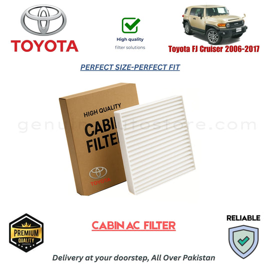 Toyota FJ Cruiser 2006-2017 CABIN AC FILTER in Pakistan. 100% Genuine, Reliable, Best Price, Cash on Delivery Available 