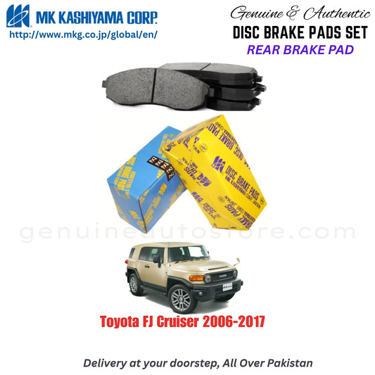 Toyota FJ Cruiser 2006-2017 Rear Brake Pads MK Japan in Pakistan. 100% Genuine, Reliable, Best Price, Cash on Delivery Available