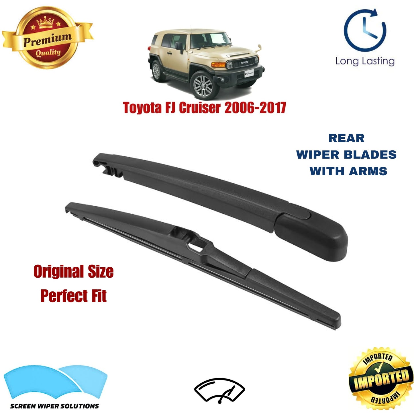 Toyota FJ Cruiser 2006-2017 Rear Wiper Blade with Arm in Pakistan