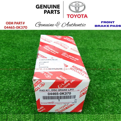 Toyota Fj Cruiser 2006-2017 Genuine Front Brake Pads 04465-0K370 Pakistan