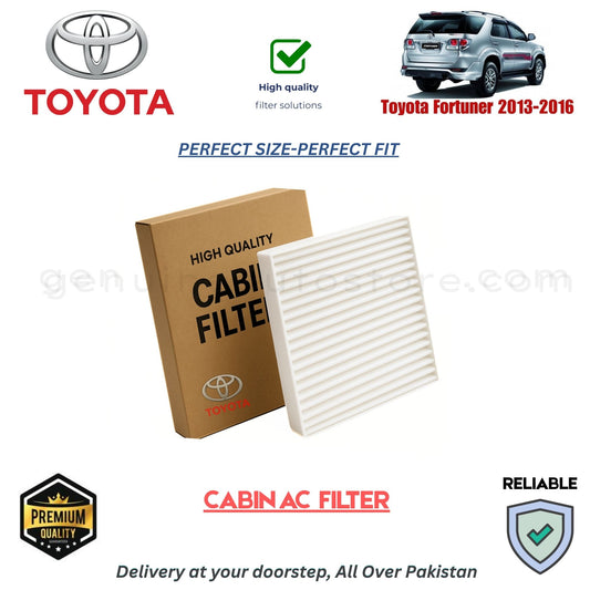 Toyota Fortuner 2013-2016 CABIN AC FILTER in Pakistan. 100% Genuine, Reliable, Best Price, Cash on Delivery Available 