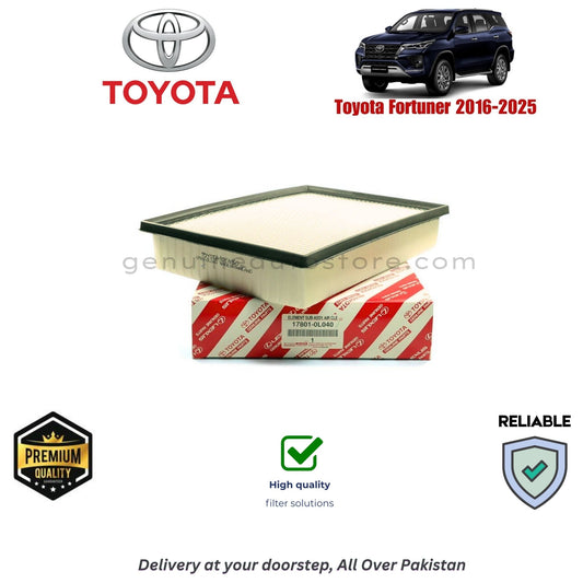 Toyota Fortuner 2016-2025 Air Filter Premium Quality in Pakistan, 100% Genuine, Reliable, Best Price, Cash on Delivery 