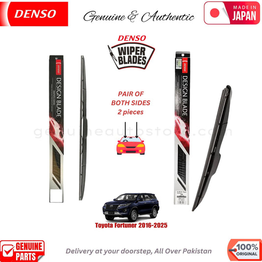 Toyota Fortuner 2016-2025 DENSO JAPAN WIPER BLADE SET in Pakistan. 100% Genuine, Original, Best Price, Cash on Delivery Available
