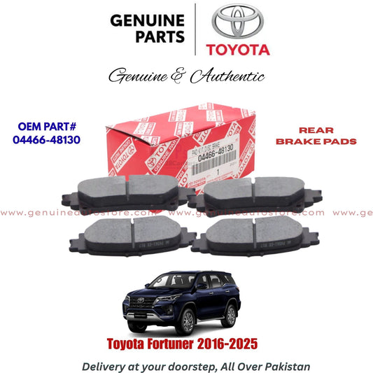 Toyota Fortuner 2016-2025 Genuine Rear Brake Pads 04466-48130 Pakistan