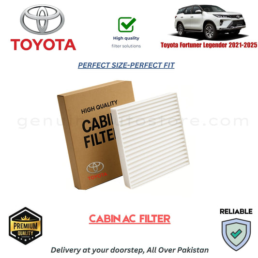 Toyota Fortuner Legender 2021-2025 CABIN AC FILTER in Pakistan. 100% Genuine, Reliable, Best Price, Cash on Delivery Available 
