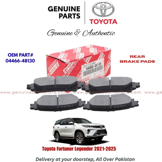 Toyota Fortuner Legender 2021-2025 Genuine Rear Brake Pads 04466-48130 Pakistan