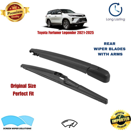 Toyota Fortuner Legender 2021-2025 Rear Wiper Blade with Arm in Pakistan