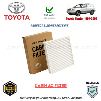 Toyota Harrier 1997-2003 CABIN AC FILTER in Pakistan. 100% Genuine, Reliable, Best Price, Cash on Delivery Available 