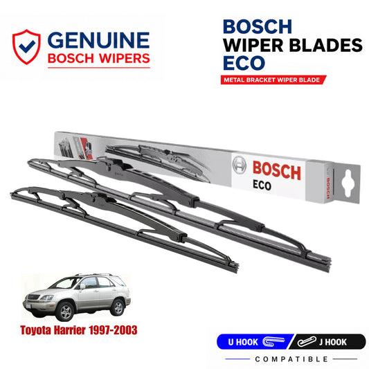 Bosch Genuine metal front wiper set for Toyota Harrier 1997-2003, pair of two