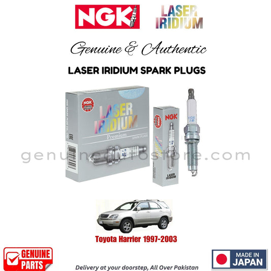 Toyota Harrier 1997-2003 NGK LASER IRIDIUM SPARK PLUGS in Pakistan. 100% Genuine, Reliable, Best Price, Cash on Delivery Available
