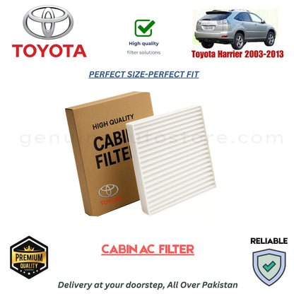 Toyota Harrier 2003-2013 CABIN AC FILTER in Pakistan. 100% Genuine, Reliable, Best Price, Cash on Delivery Available 