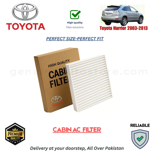 Toyota Harrier 2003-2013 CABIN AC FILTER in Pakistan. 100% Genuine, Reliable, Best Price, Cash on Delivery Available 