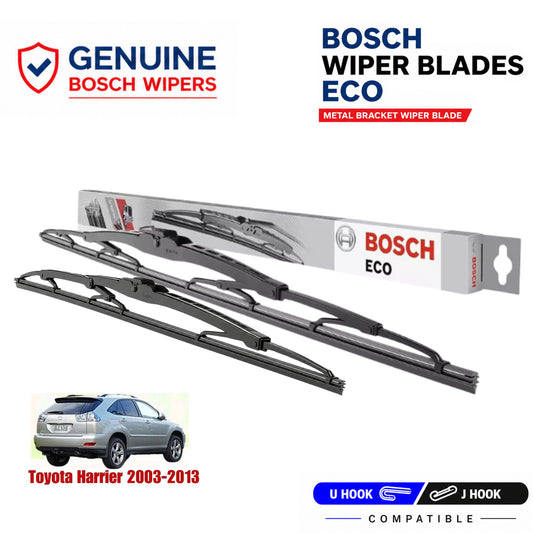 Bosch Genuine metal front wiper set for Toyota Harrier 2003-2013, pair of two