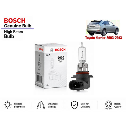 Toyota Herrier 2003-2013 High Beam Headlight Bulb Bosch in Pakistan